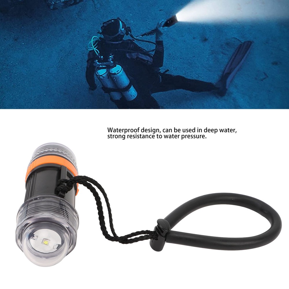 Waterproof Dive Strobe Flashlight High Brightness LED For Underwater Advent DGPM