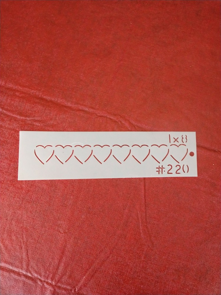 8 - Hand quilting templates. Preowned, plastic,