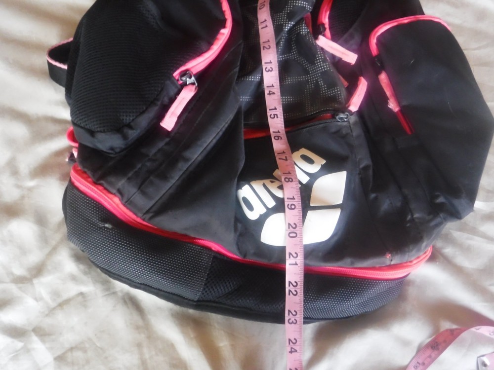 Arena Backpack Black and Pink