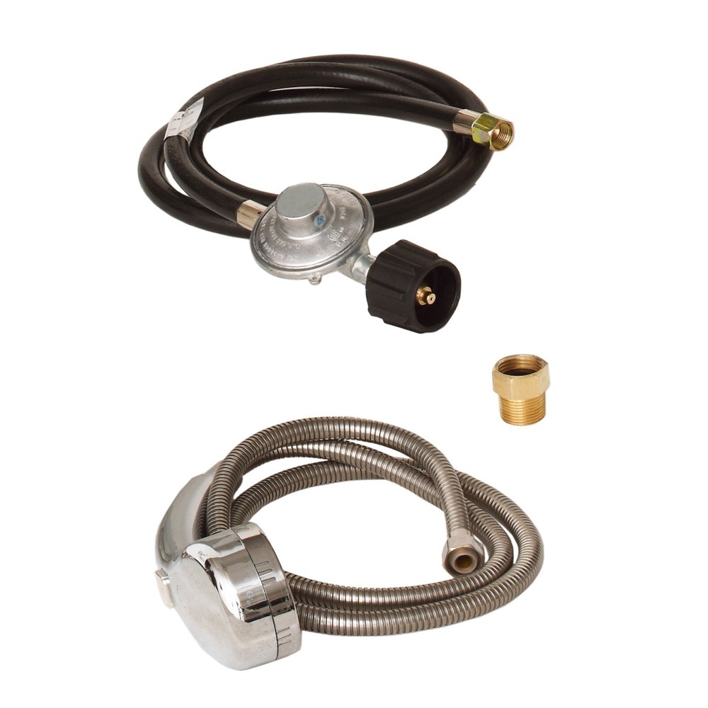 Portable Tankless Water Heater Propane 5L 1.32GPM at 34,000 BTU, Instant Shower