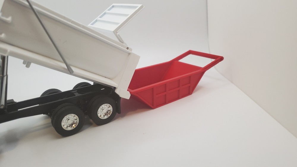 Custom 1/50 Scale 12 Cubic Yard Bedding Box in Red