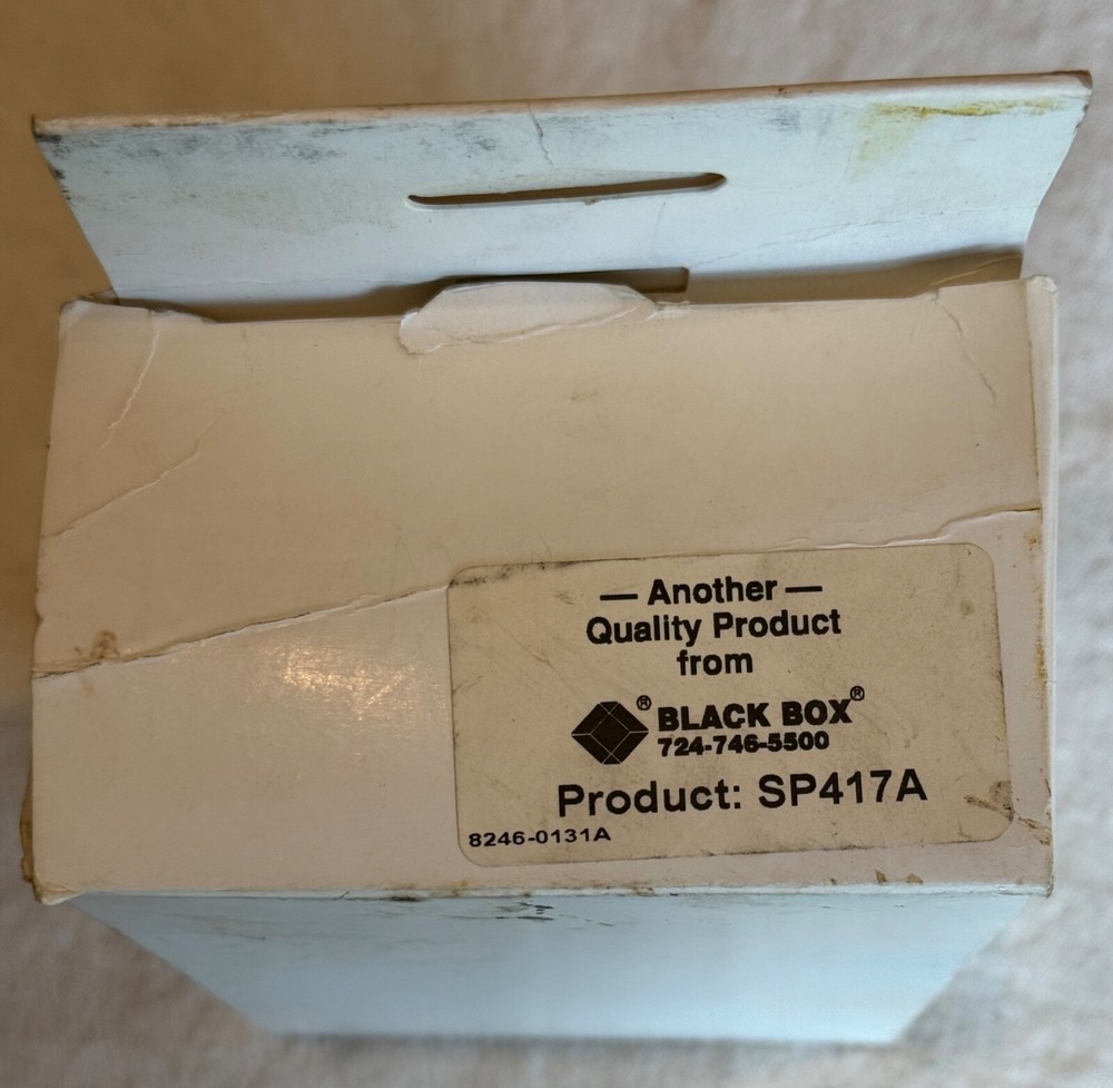 BLACK BOX SP417A Wallmount Surge Protector NEW!