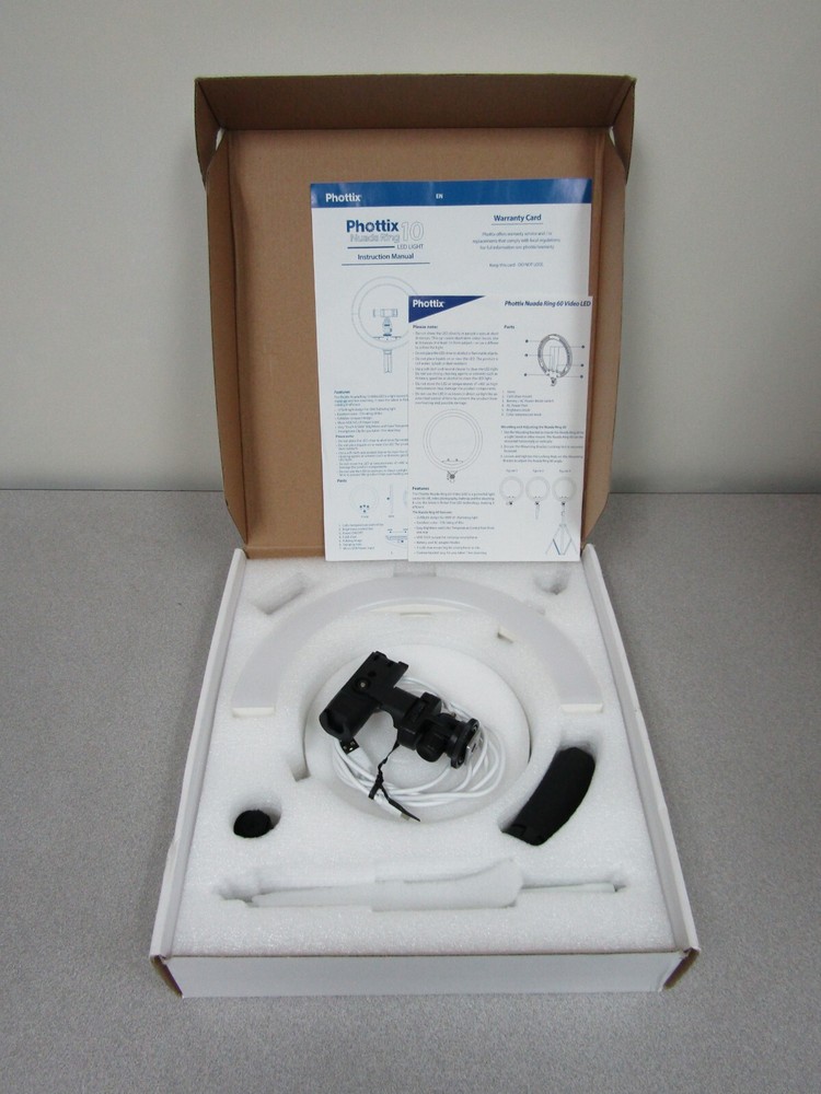 Phottix PH81470 Nuada Ring 10 LED Light Go Kit---