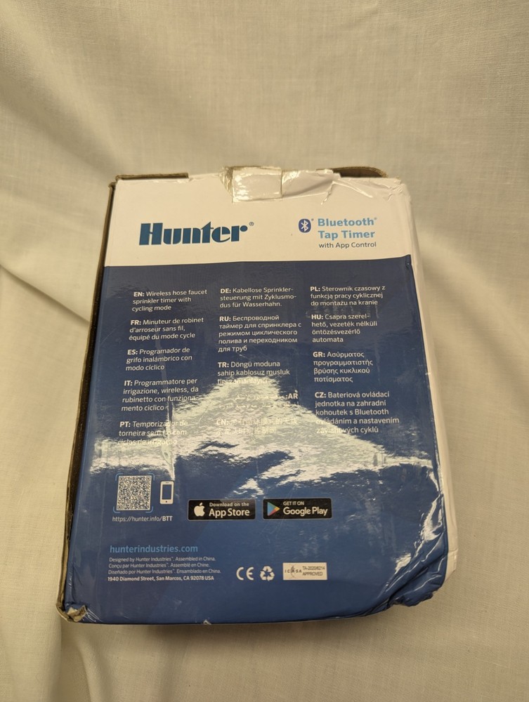 Hunter BTT-200 Dual (2) Station Battery Operated Timer Bluetooth App Control