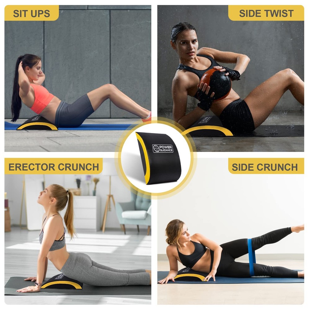 Ab Exercise Mat - Sit Up Pad - Abdominal & Core Trainer Mat for Full Range of...