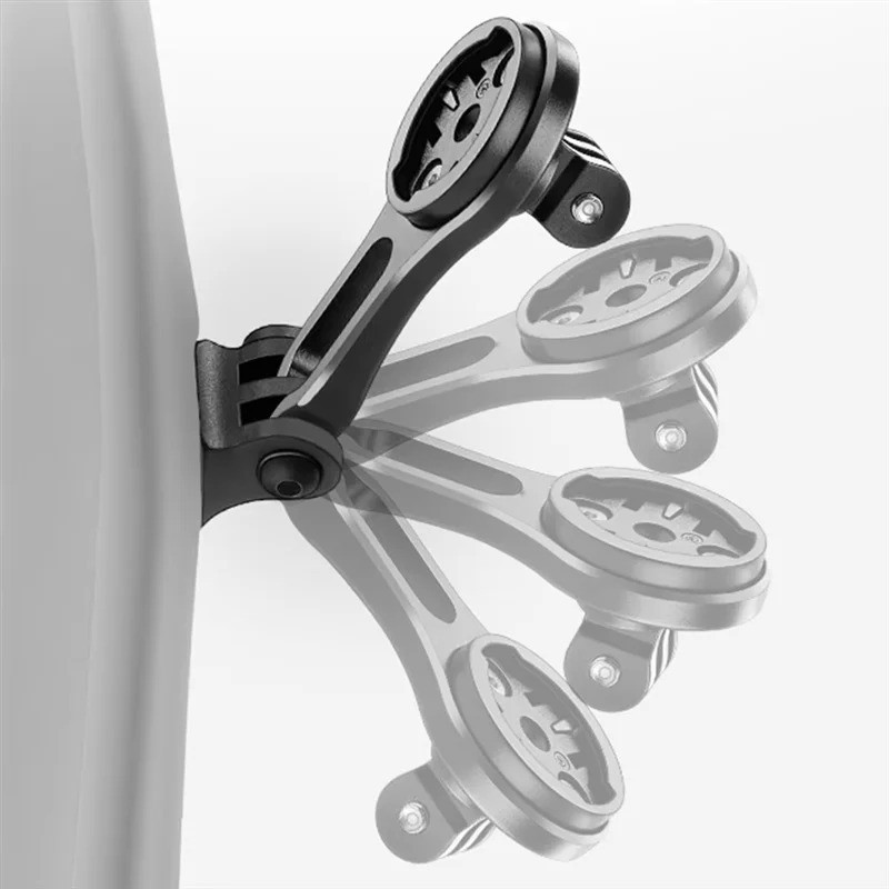 Black Alloy Handlebar Mount Adjustable for Cycling Computers and Speedometers