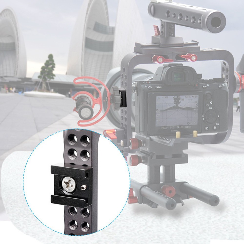 2 Pcs Multifunction Shoe Mount Adapter Cold Bracket Camera Flash