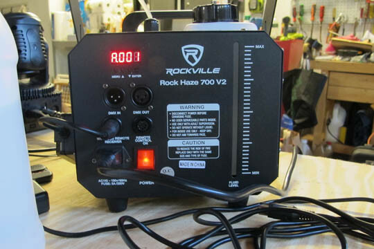 DJ controller / moving lights / Haze / DMX