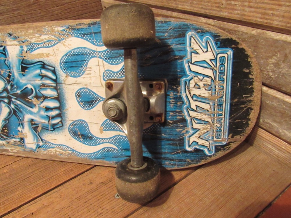 NITRIX SKATEBOARDS Complete SKULL FLAMES Skateboard