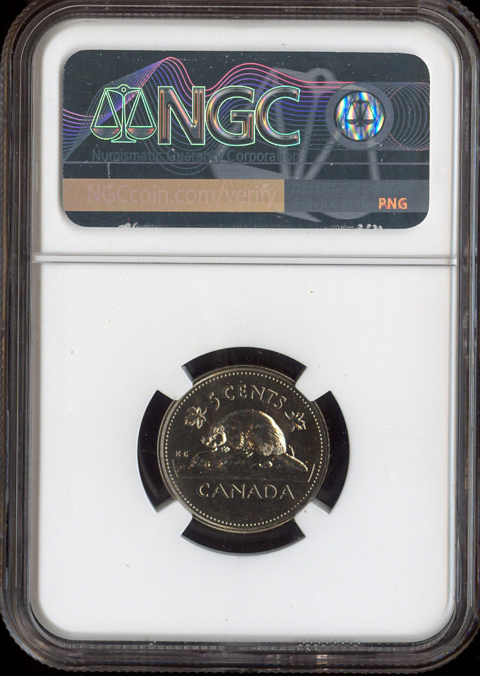 2002 P Canada 5 Cents Test Issue 5C NGC MS68 MAC - Quality