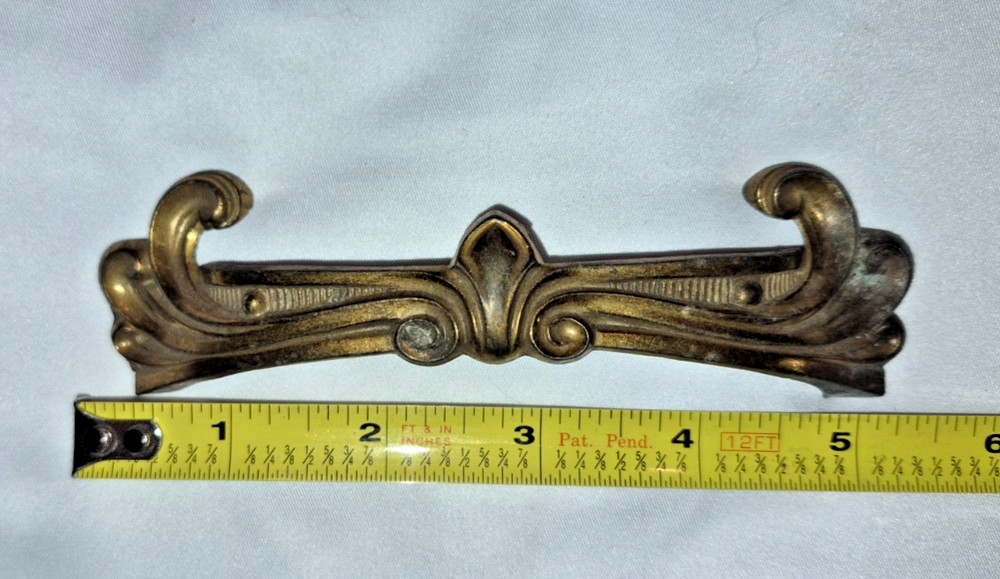 3 Fancy Brass Drawer Pulls