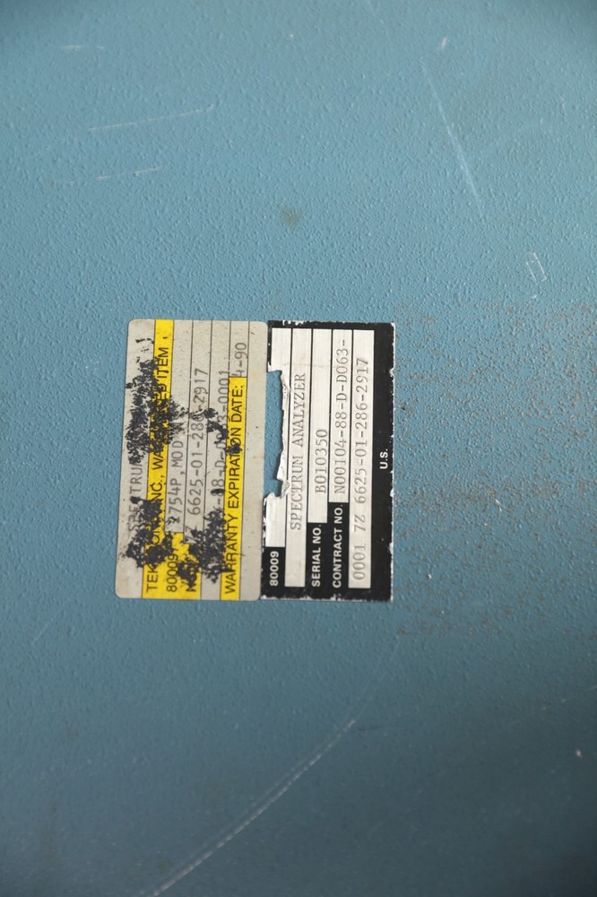 Tektronix 2754P Spectrum Analyzer As Is