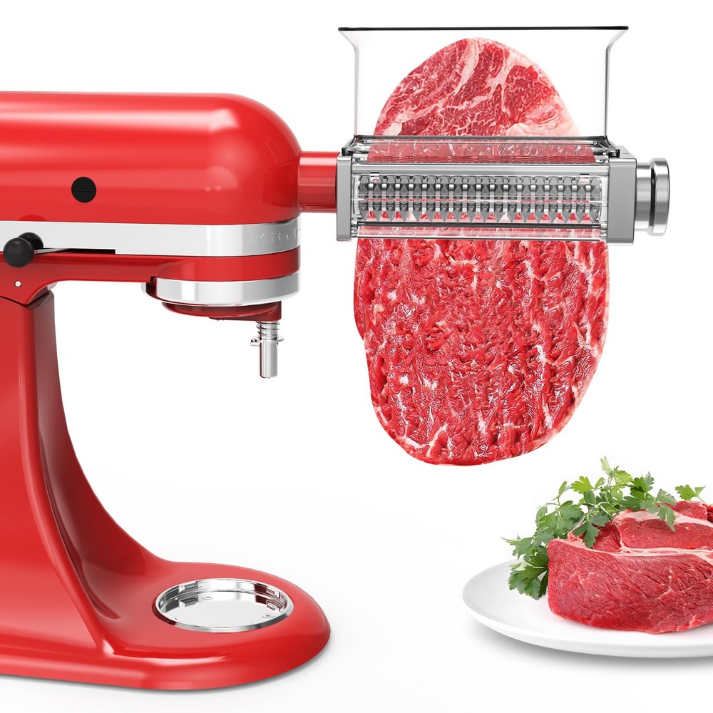 Adjustable Meat Tenderizer Attachment for KitchenAid Stand Mixers – 3 Thickne...