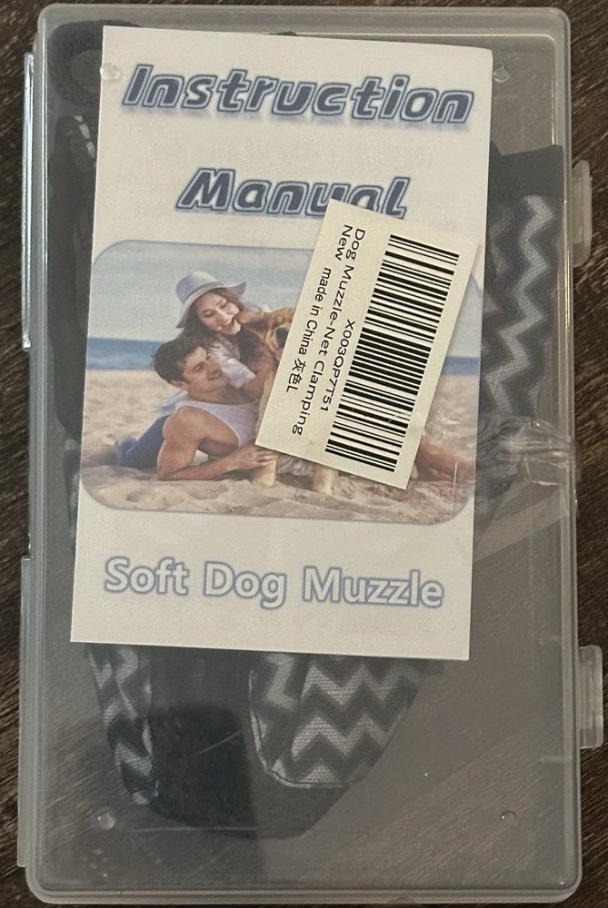 Soft Mesh Muzzle for Dogs for Scavenging Biting Large A10