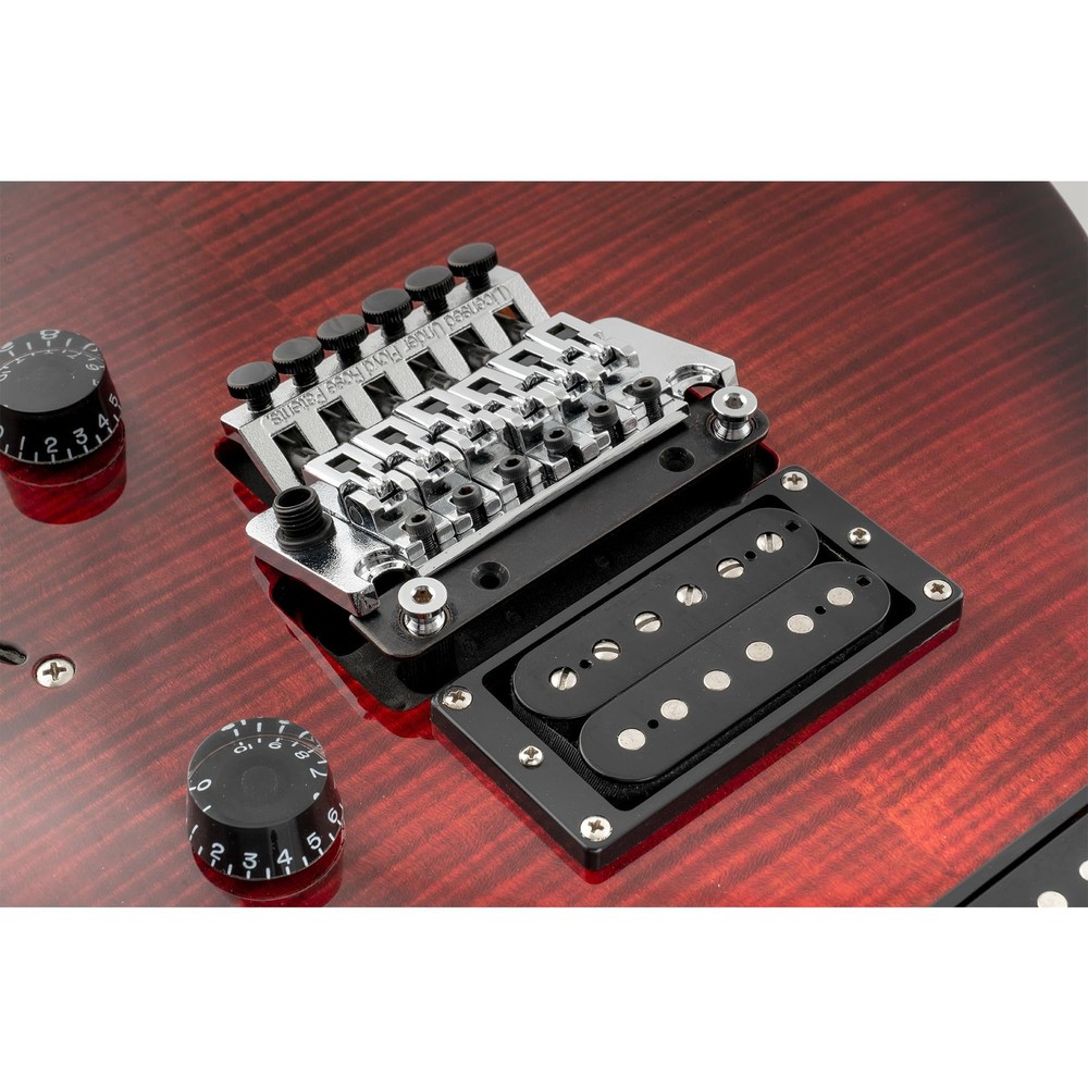 Musiclily Pro Guitar Double Locking Tremolo Bridge System Screw Stud Chrome