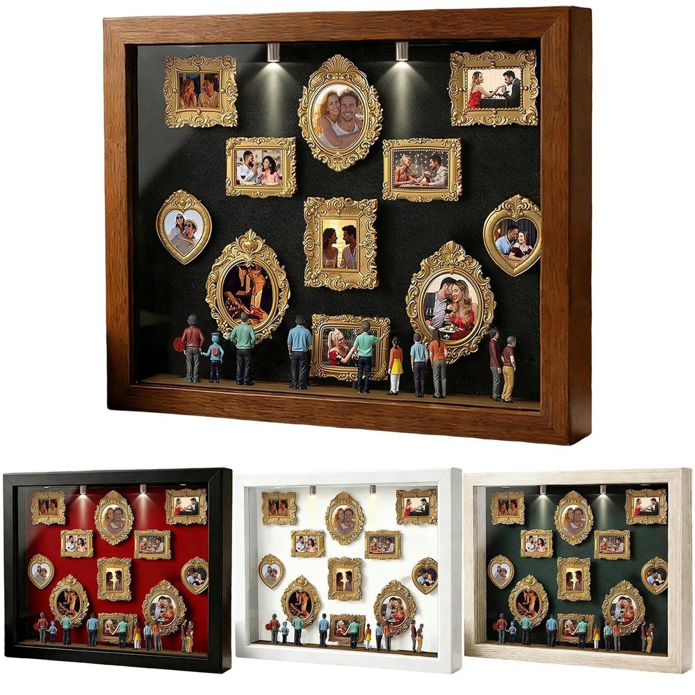 DIY Mini Museum Silhouette Box, Shadow Box Frame Kit With Lights 2026 Celebrate
