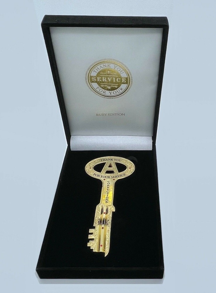 Folger Adam Key - THANK YOU FOR YOUR SERVICE -Ruby Edition (with Gift Box) 