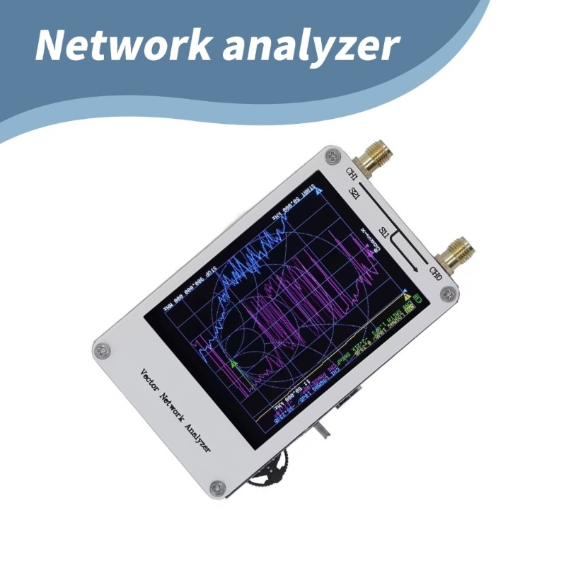 Portable Handheld Vector Networking Analyzer 50KHz-900MHz Digital Display Screen