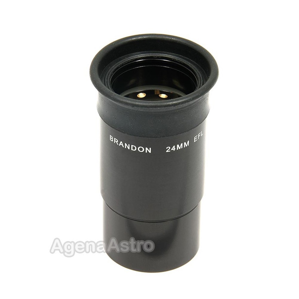Brandon 1.25" Eyepiece with Rubber Eyecup - 24mm # VB24EC