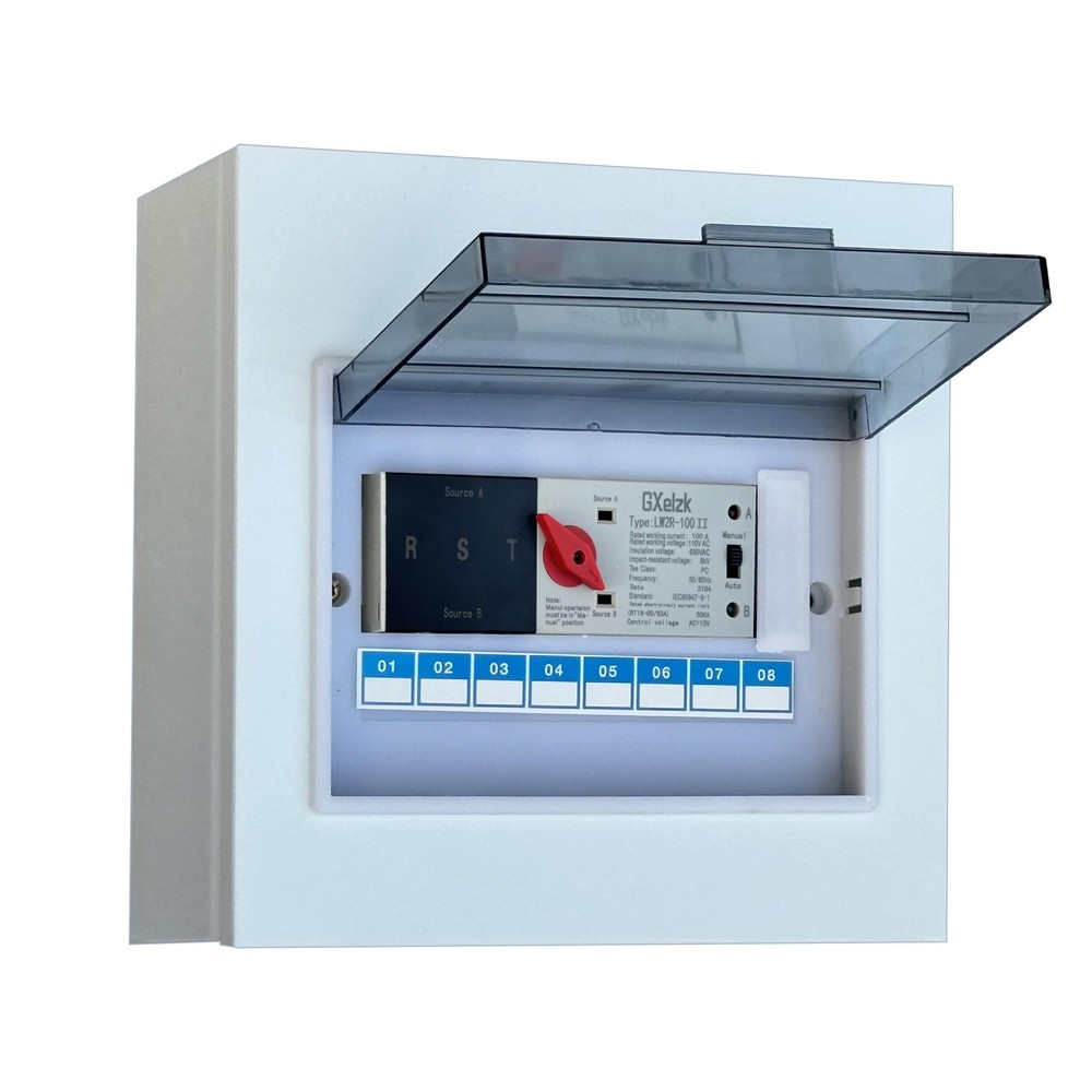 Automatic Generator Transfer Switch 100A 3P 4-Wire 120/240V Automatic/Manual ...