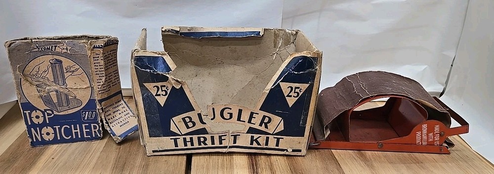 Vintage Bugler Thrift Kit Cigarette Rolling Machine in Original Box