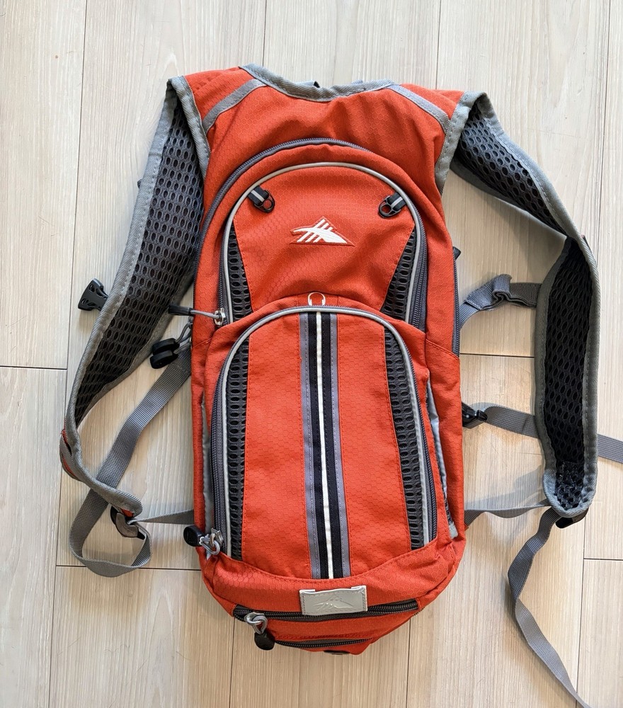 High Sierra Hydration Backpack Airflow  Hiking Cycling Pack Orange