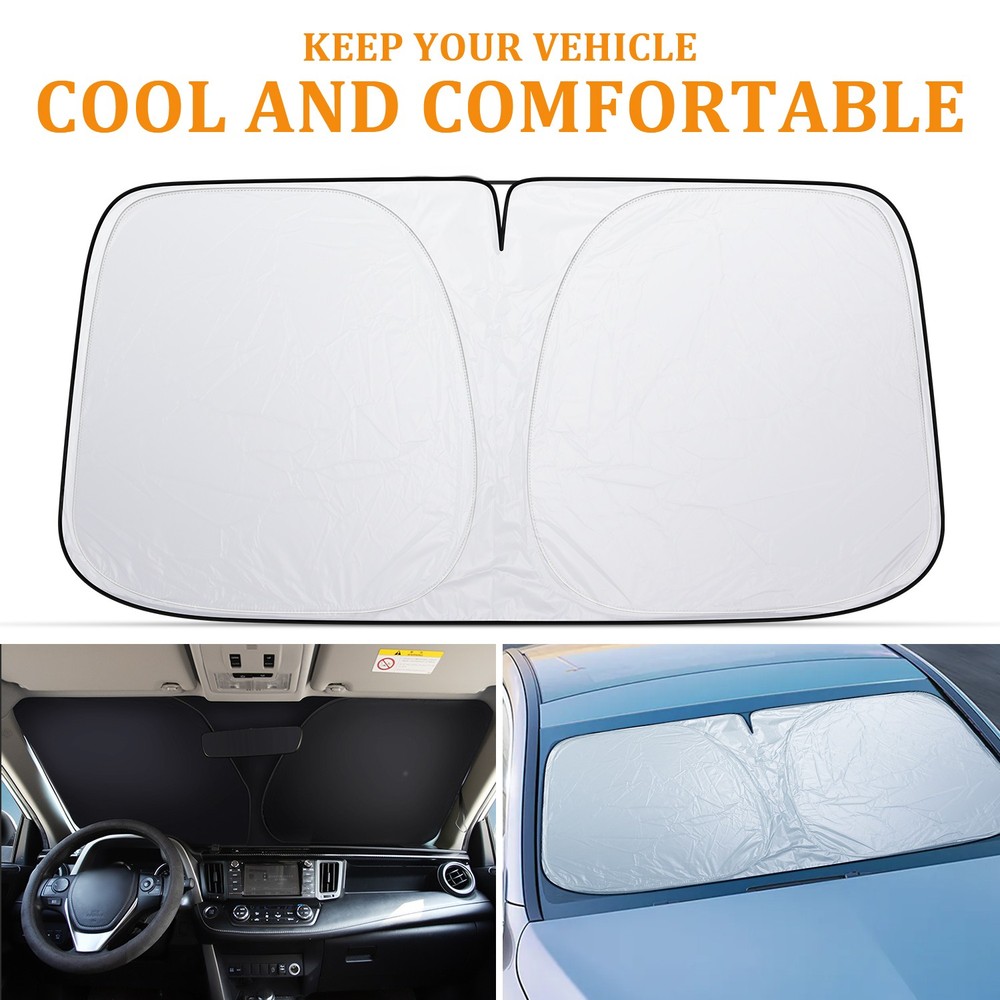 Foldable Car Windshield Sun Shade Visor Auto Front Window UV Block Shield Cover