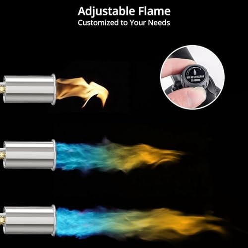 Powerful Adjustable Propane Torch for Cooking, Searing Steak, BBQ & Campfire Sta