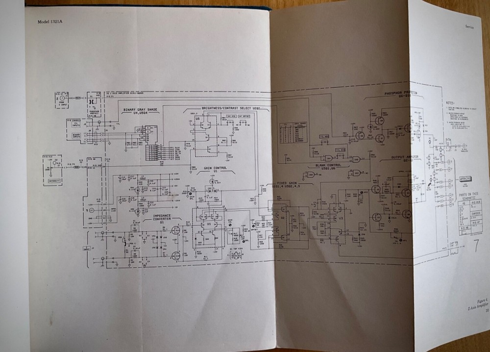 HP Model 1321A Display Operating and Service Manual 1977