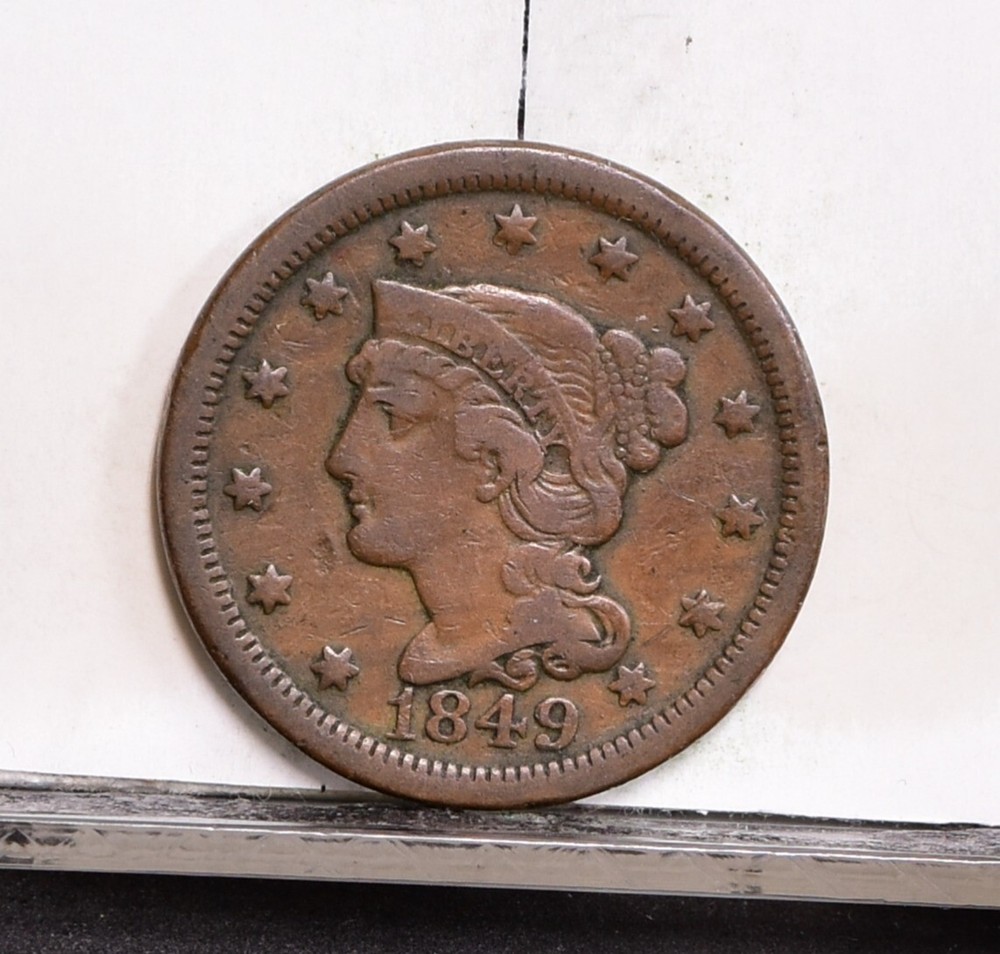 1849 Large Cent - Fine (#57818-L)