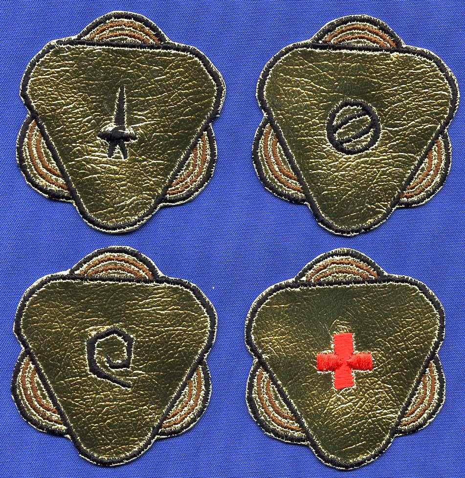 Classic TOS Star Trek USS Potemkin Embroidered Patch Set