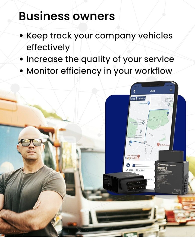 Hidden GPS Tracker for Vehicles -Easy Install,Battery Connected - 4G LTE Hidden