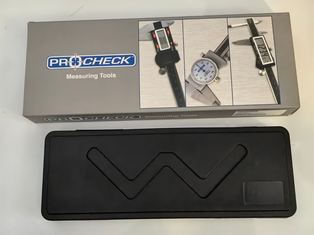PROCHECK 6" Dial Calipers White Face - .001" Reading (NB60CDC6)
