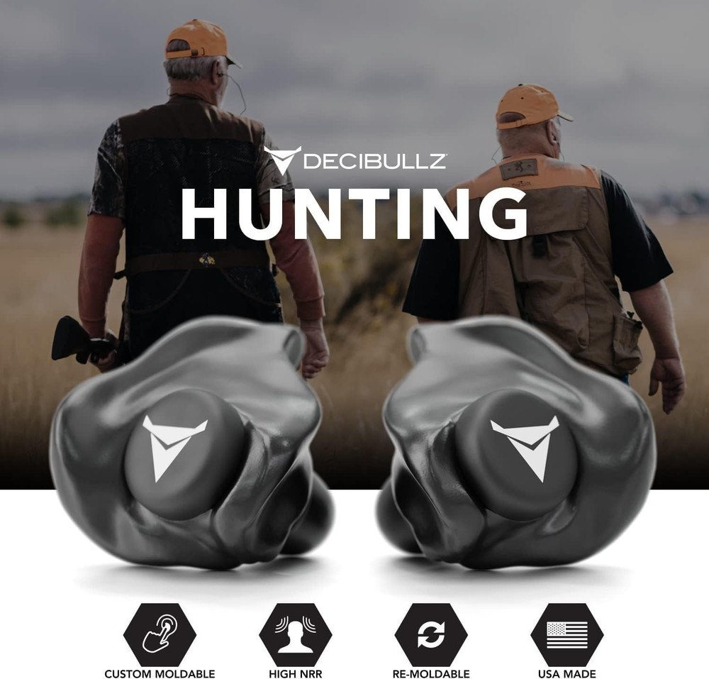 Custom Molded Earplugs with 31dB NRR - Comfortable, Reusable Hearing Protection
