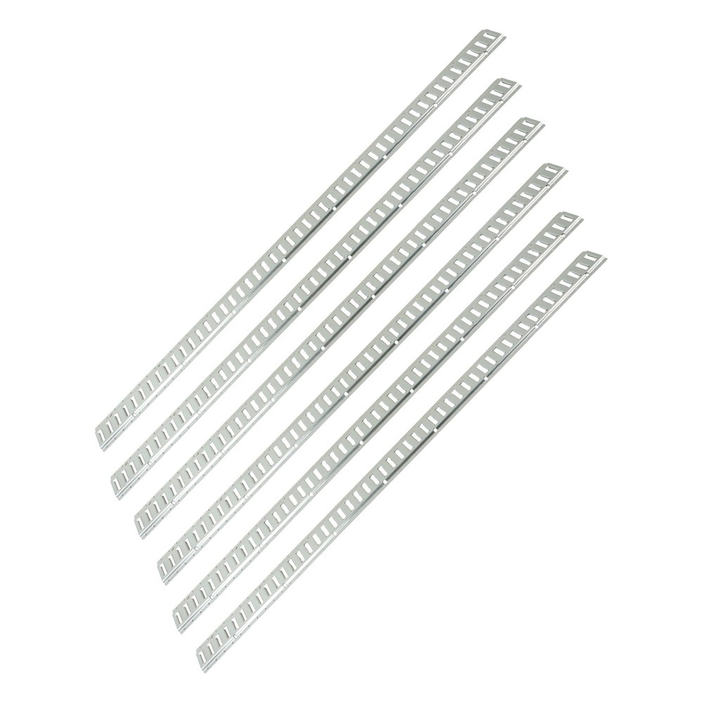 Labwork 6 Pack 8' Galvanized Horizontal E-Track Trailer Tie-Down Rails For Trail