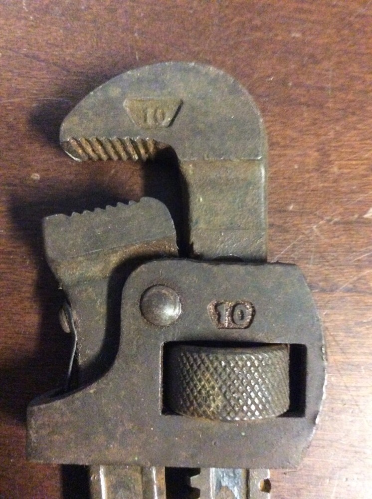 Drop Forged Samson 10" Adjustable Heavy Duty Pipe Wrench UsedToolShop.com