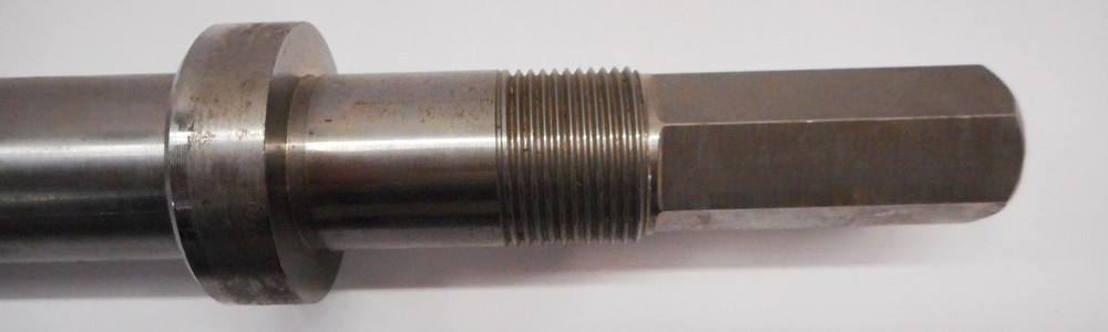 MACHINE SPINDLE 17-1/2" LONG, 1-3/16" DIAMETER SHAFT