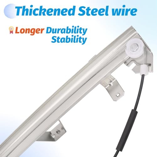 Front Passenger Side Power Window Regulator with Motor Compatible with Jeep