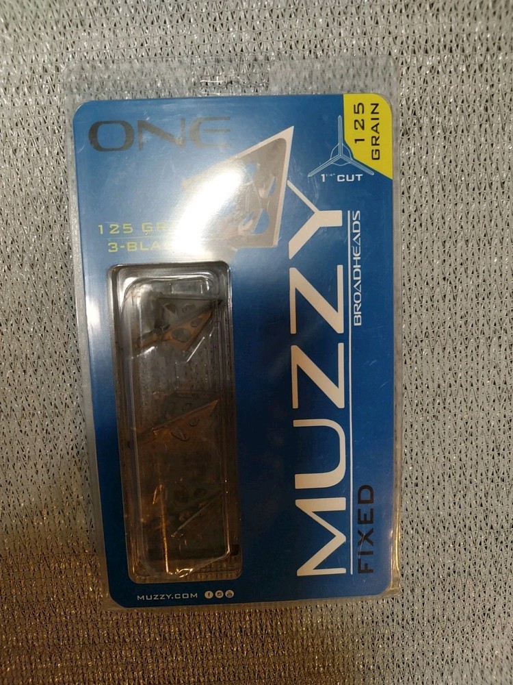 Muzzy  One Series 125 Grain 3 Blade (3 Pack) Broadhead