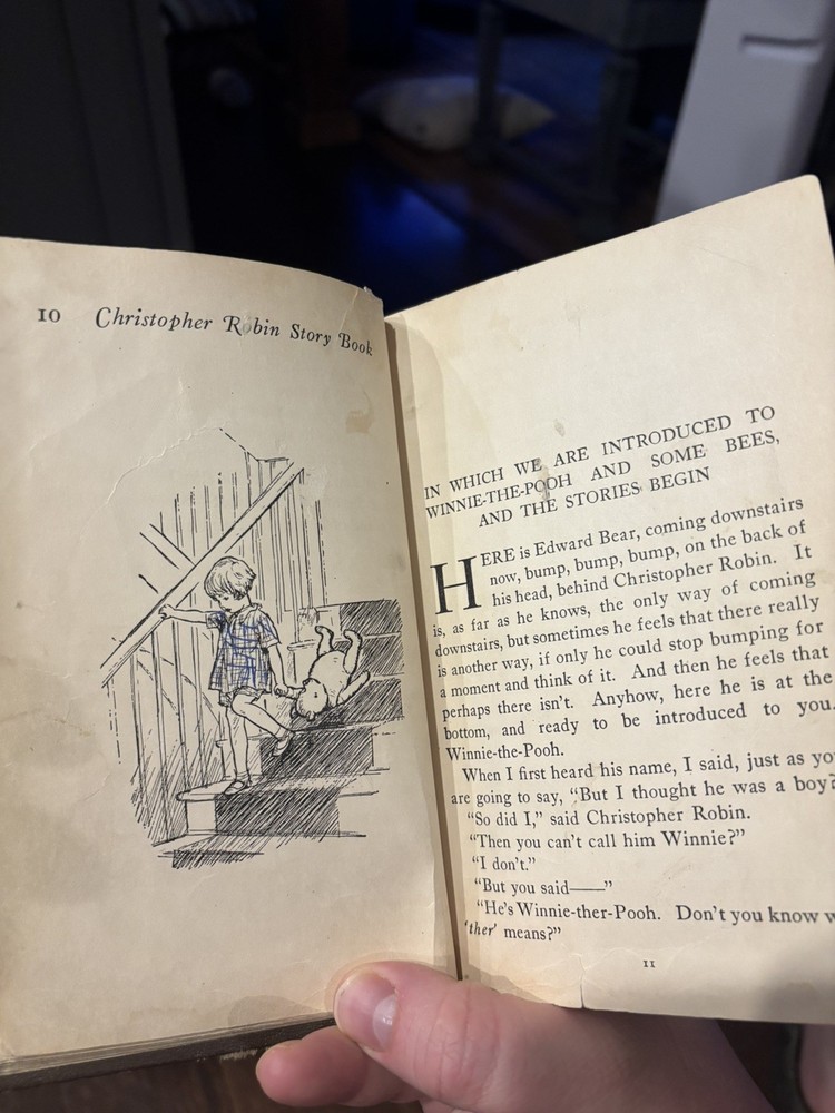 A A Milne First Edition Christopher Robin Story Book