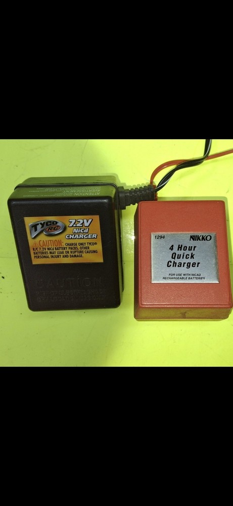 Tyco and Nikko Battery Plugs for Charging. Untested.