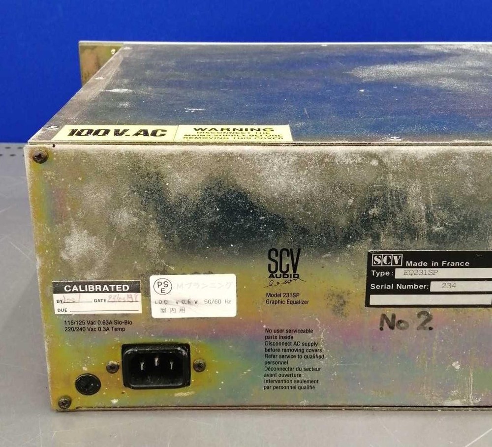 SCV AUDIO EQ231 Equalizer