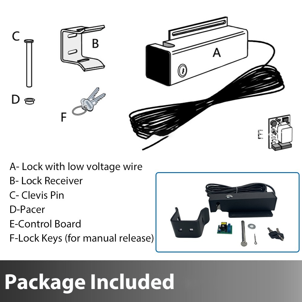 Automatic Electric Gate Lock for Swing Gate Opener Gate Operator System Device