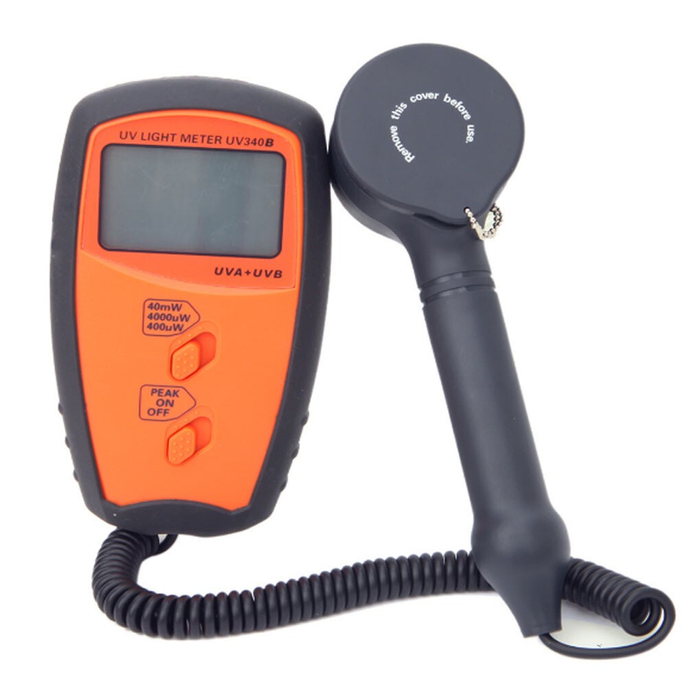Portable Digital UV Light Meter Handheld UVA UVB Intensity Measure Tester