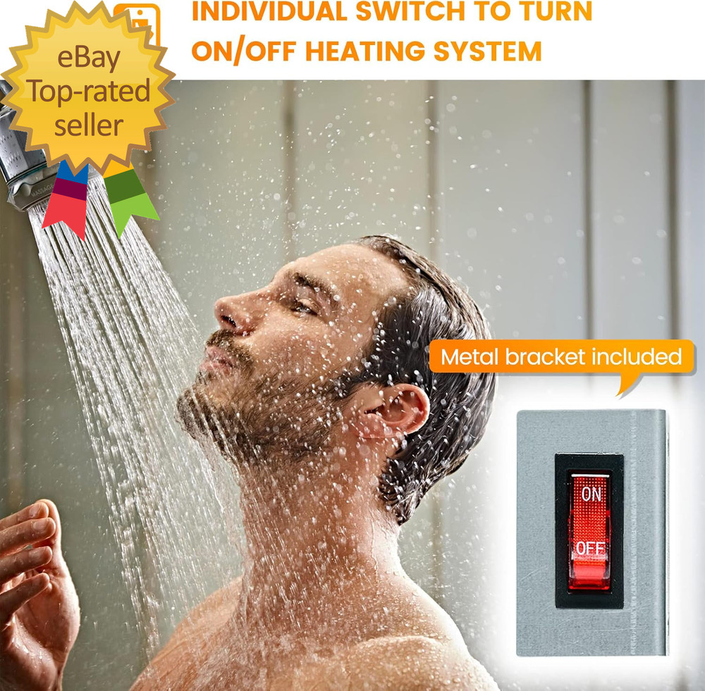 RV Electric Water Hybrid Heater Kits Converts RV LP Gas Water Heater to 120V Ele