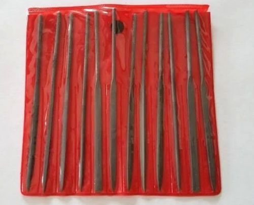 12 Pc Set Mini Smal Needle File Assorted Shaped