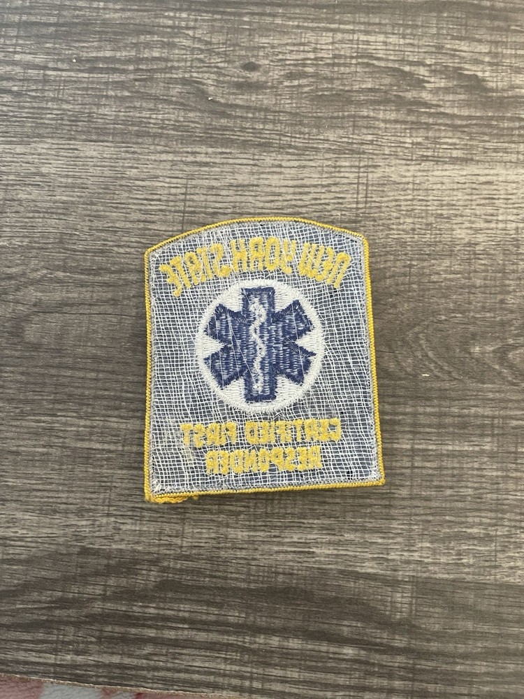 New York State Certified First Responder Patch