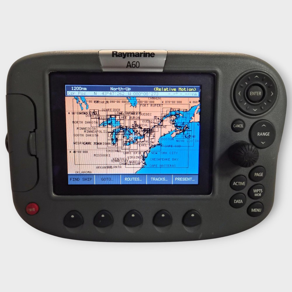 Raymarine A60 Multifunction Chartplotter/Sonar Display --E33026-- Fully Tested