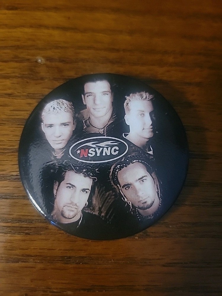 NSYNC Button Pin Original Promo 2.25”