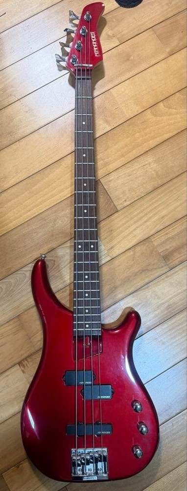 Fernandes Bass 4 String Wine Red